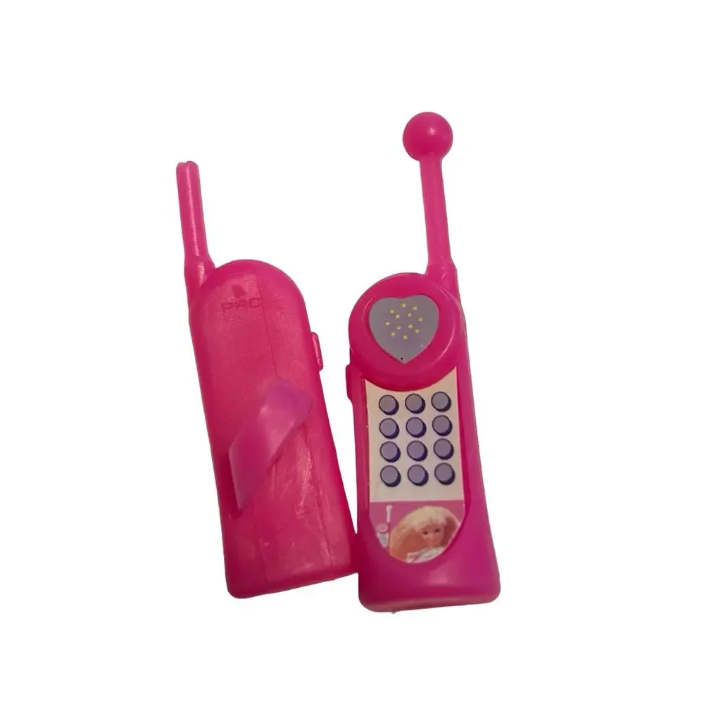 90s Barbie Pair of Cordless Style Walkie Talkie Cell Phone Portable Phones